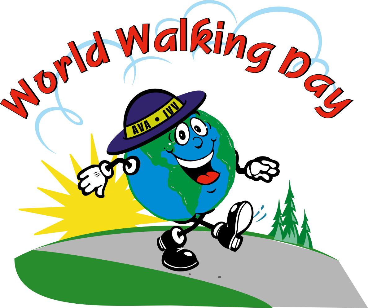 World Walking Day Full Size Color Graphic.